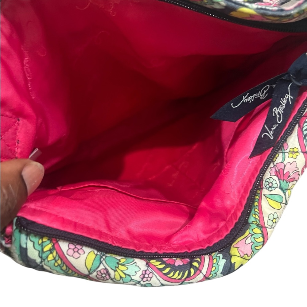 Vera Bradley Pink and Navy Crossbody Bags with Paisley Design - Picture 4 of 8